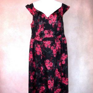 NWT Torrid Floral Off Shoulder Swing Dress Size 14